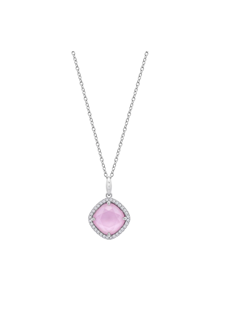 COLLAR LP3921-1/3 LOTUS SILVER MUJER LEROS - 1