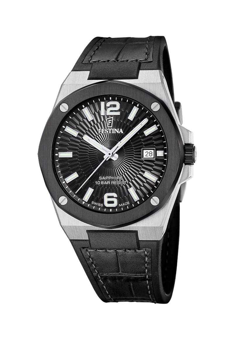 RELOJ F22001/4 FESTINA SWISS NEGRO HOMBRE VALLEY - 1