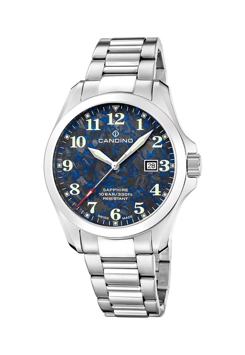 RELOJ C4785/2 CANDINO SWISS AZUL HOMBRE AUTOMATIC - 1