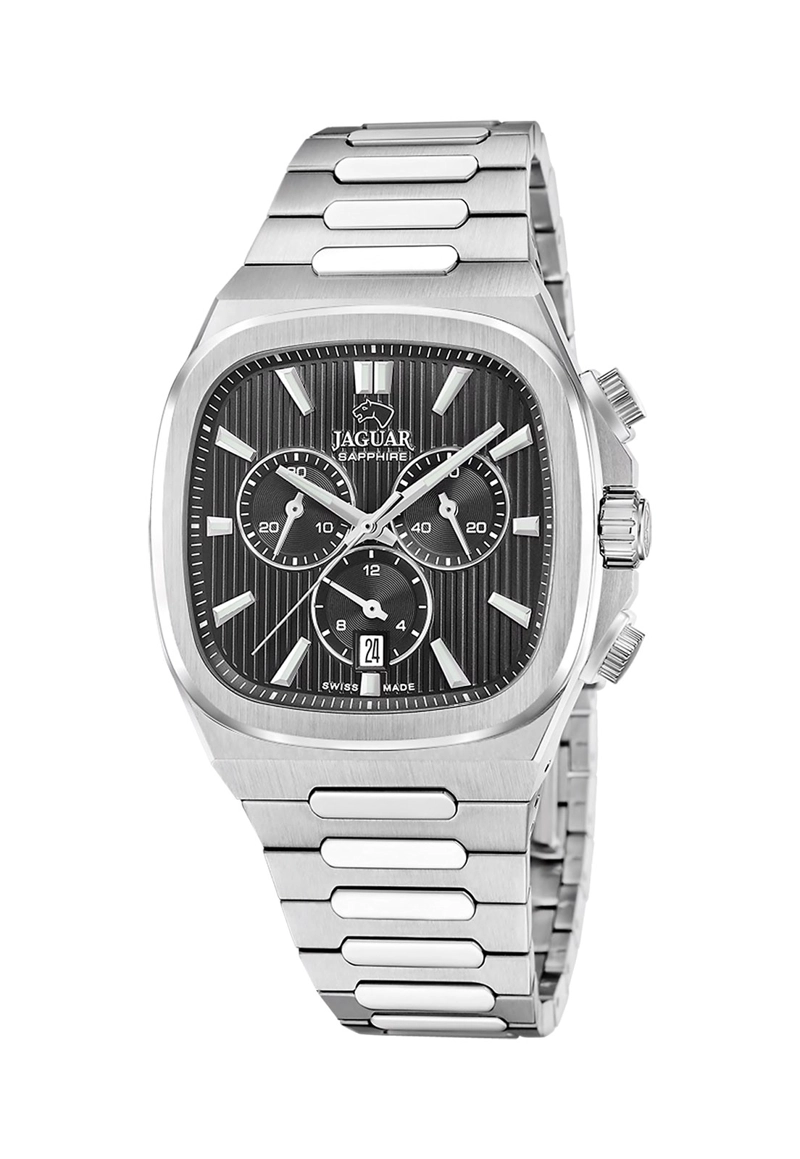 RELOJ J1048/4 JAGUAR SWISS NEGRO HOMBRE RONDCARRE - 1