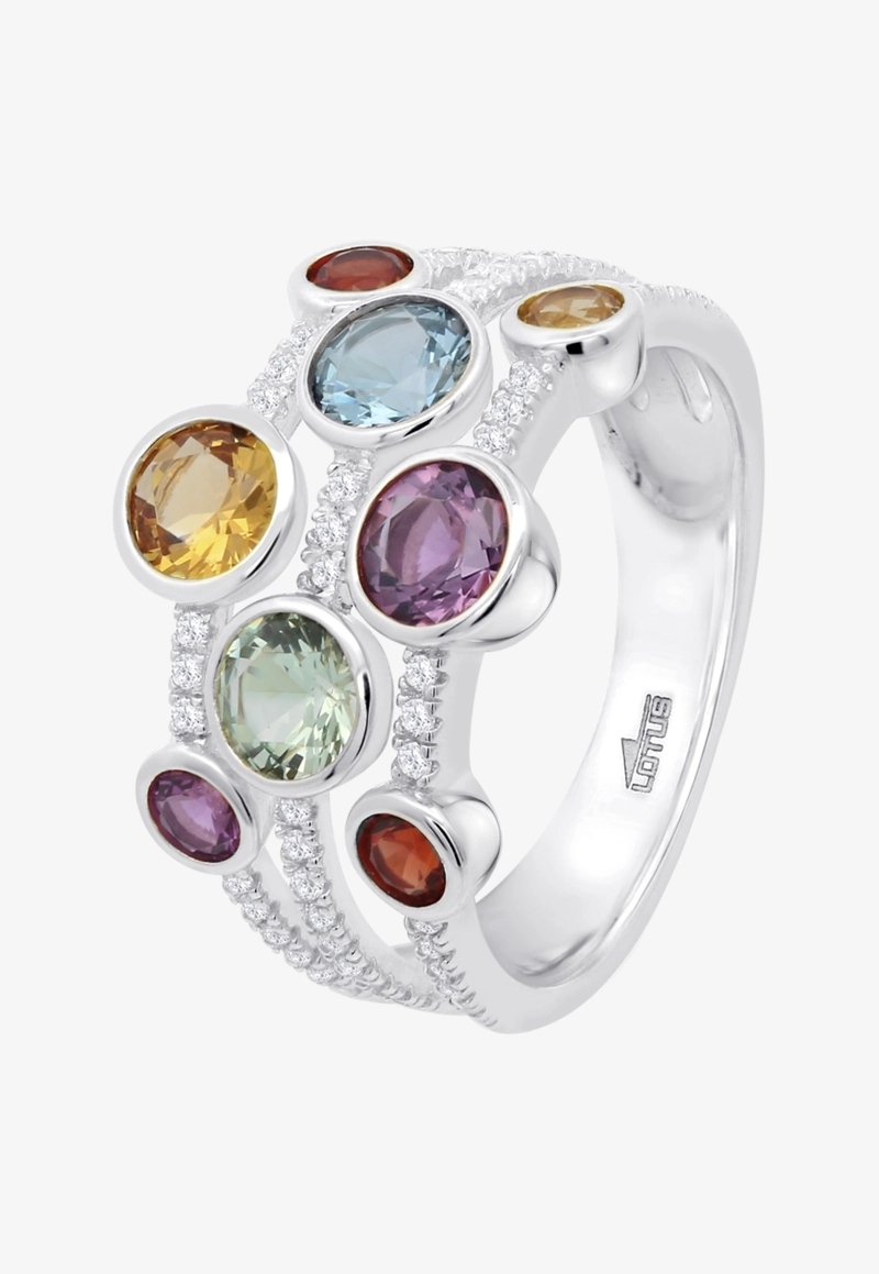 ANILLO LP3878-3/114 LOTUS SILVER PLATEADO MUJER LEROS - 1