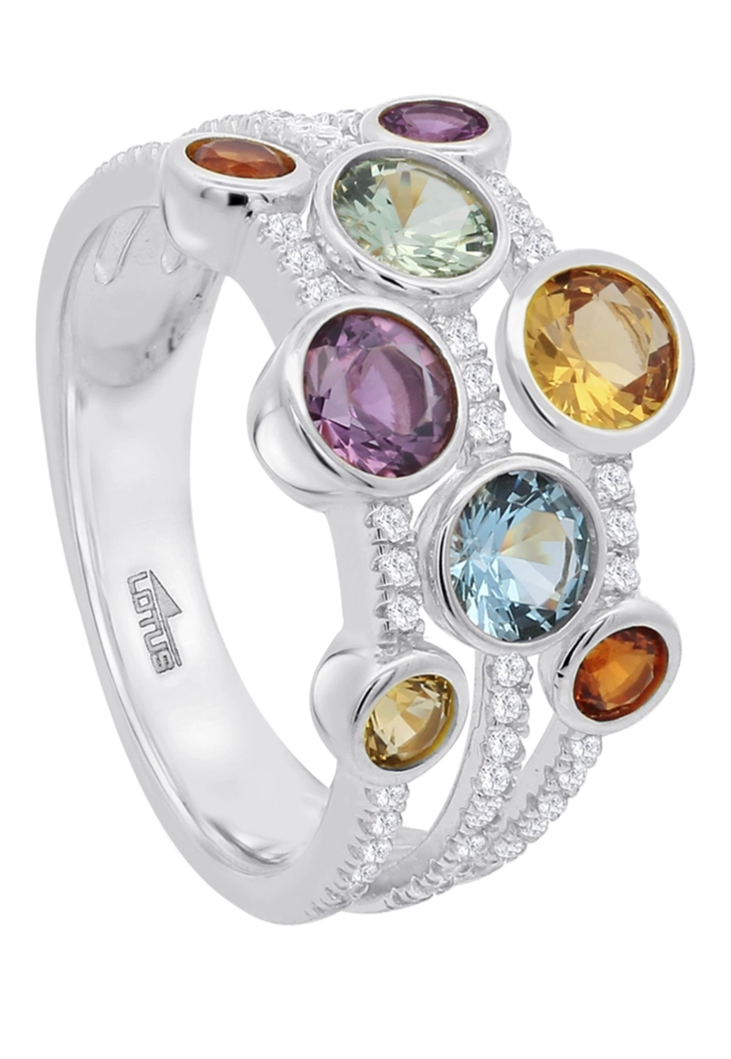 ANILLO LP3878-3/114 LOTUS SILVER PLATEADO MUJER LEROS - 2