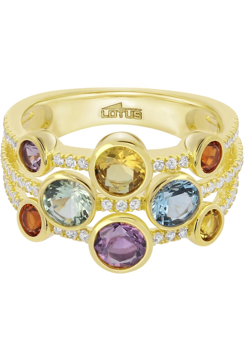 ANILLO LP3878-3/214 LOTUS SILVER DORADO MUJER LEROS - 3