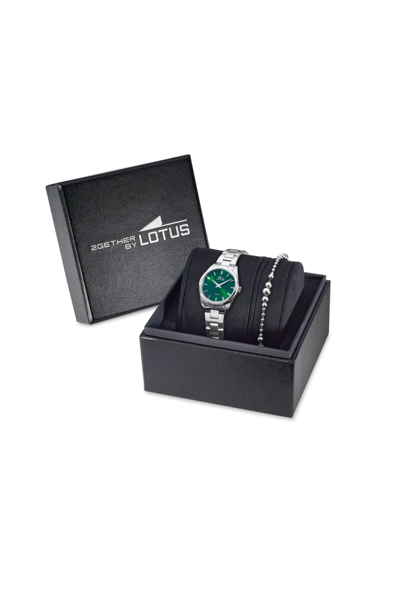 RELOJ 19006/3 LOTUS VERDE MUJER 2GETHER - 3