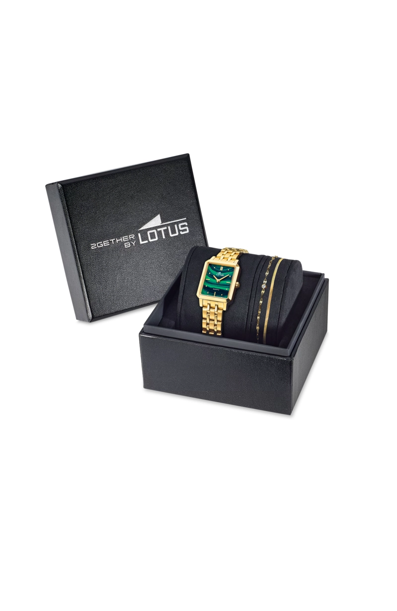 RELOJ 19009/3 LOTUS VERDE MUJER 2GETHER - 3