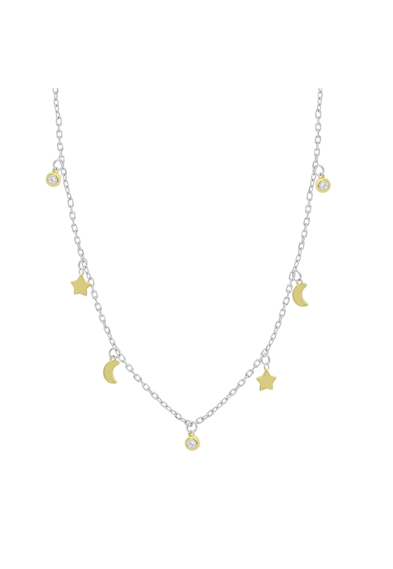 COLLAR LP3890-1/1 LOTUS SILVER MUJER - 1