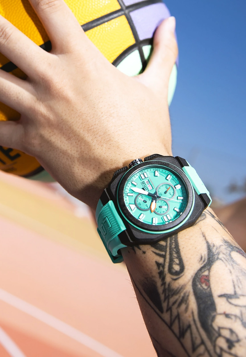 RELOJ 18976/5 LOTUS TURQUESA HOMBRE CHRONO - 2