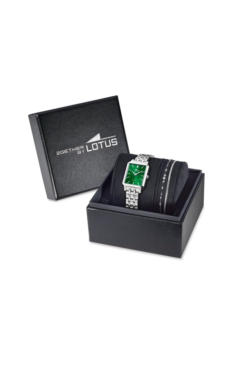 RELOJ 19008/6 LOTUS VERDE MUJER 2GETHER - 3