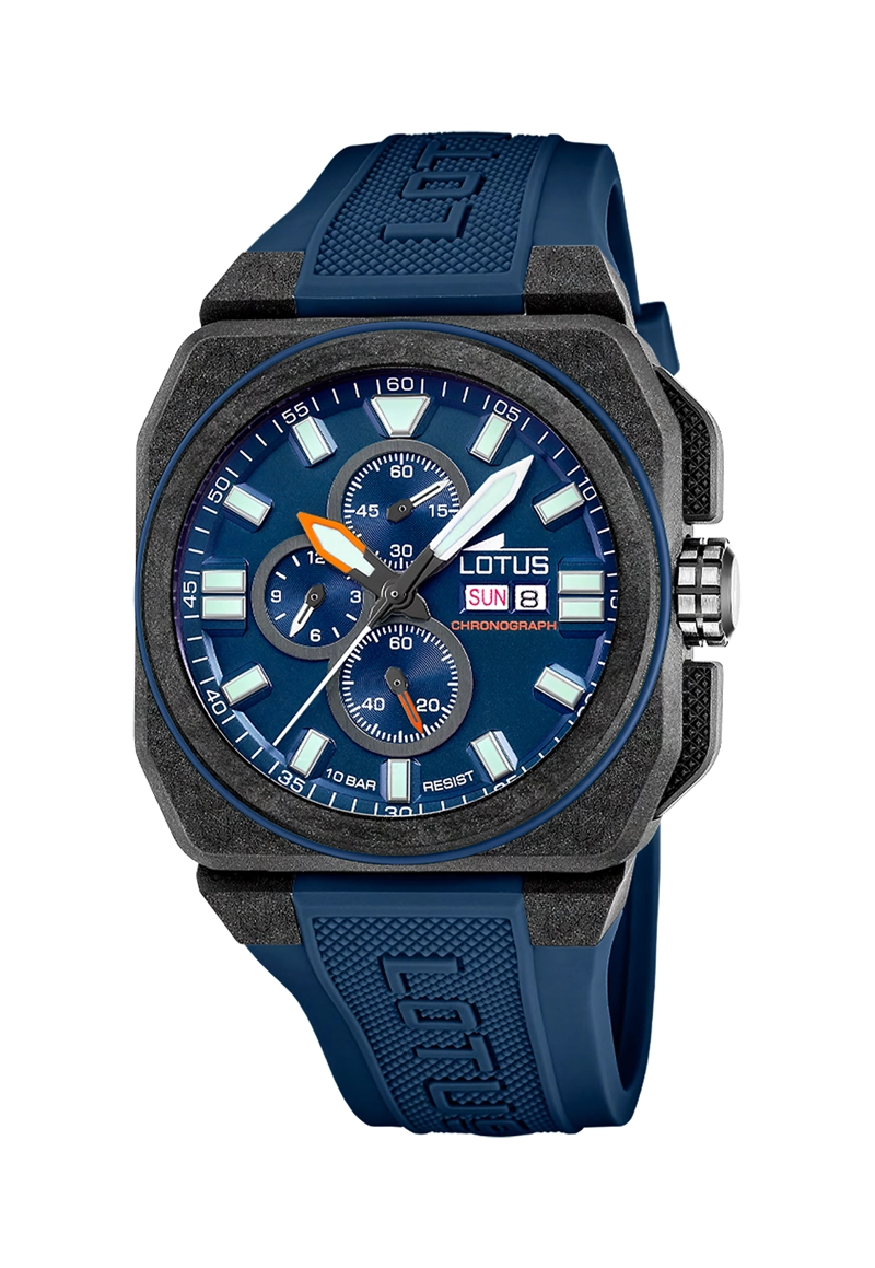 RELOJ 18976/3 LOTUS AZUL HOMBRE CHRONO - 1