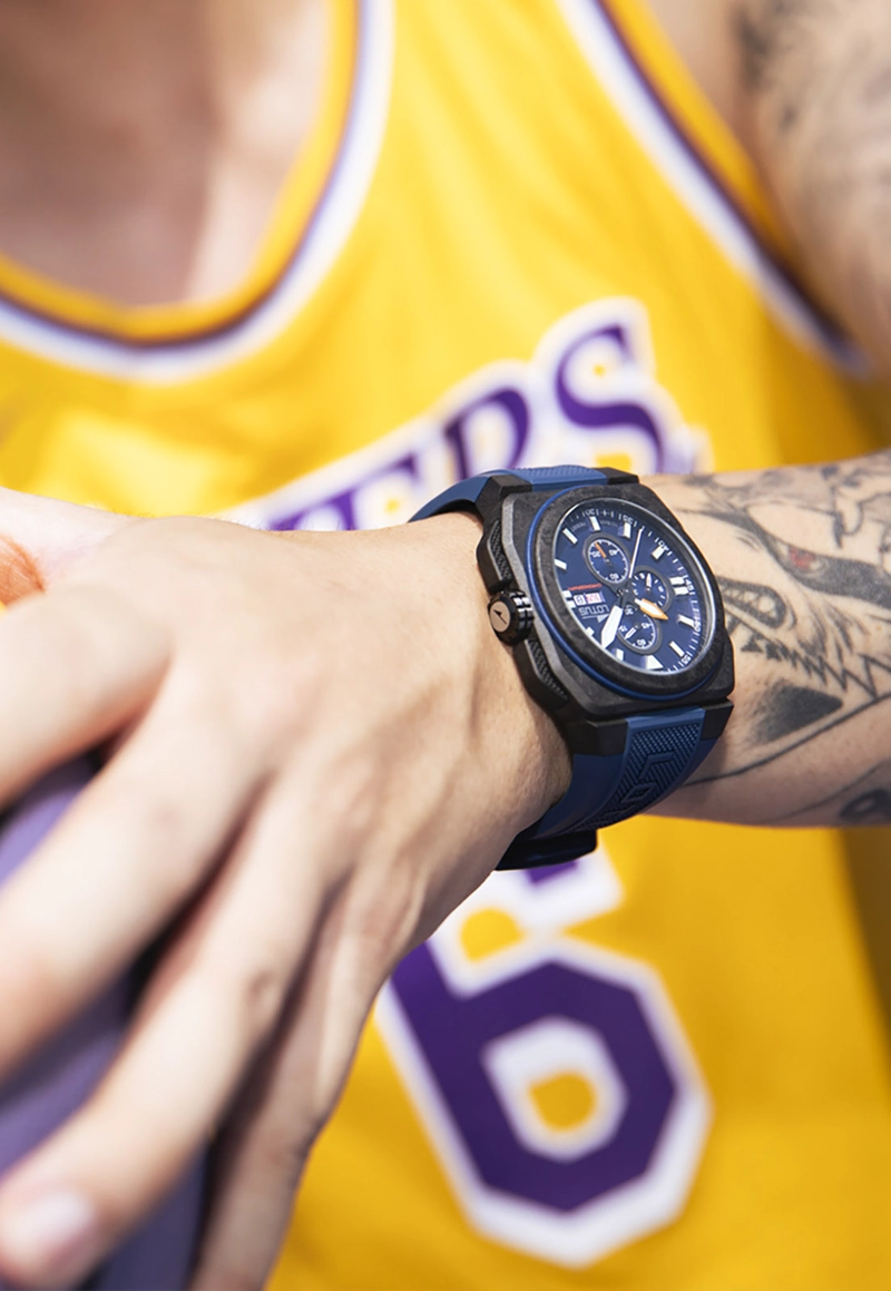 RELOJ 18976/3 LOTUS AZUL HOMBRE CHRONO - 2