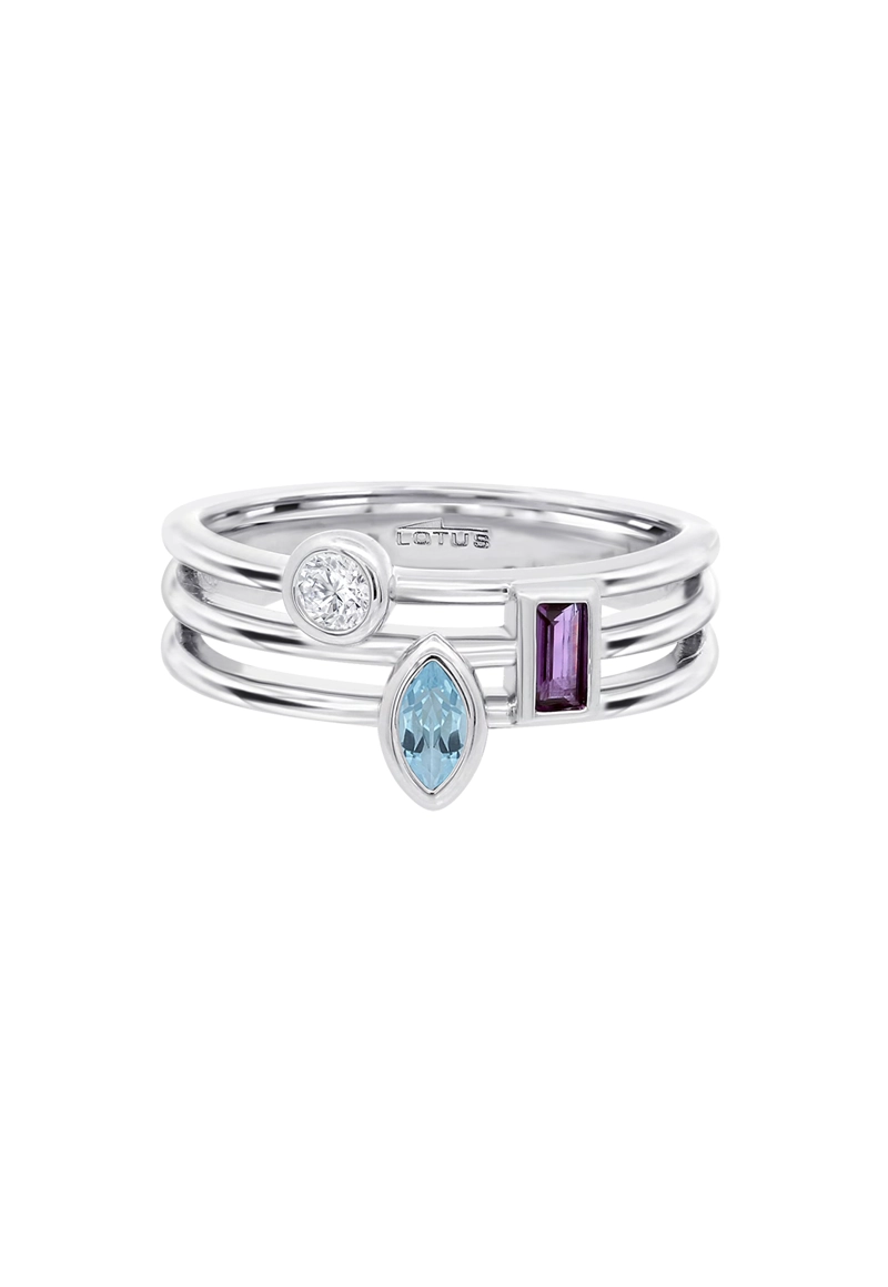 ANILLO LP3882-3/112 LOTUS SILVER MUJER LEROS - 3