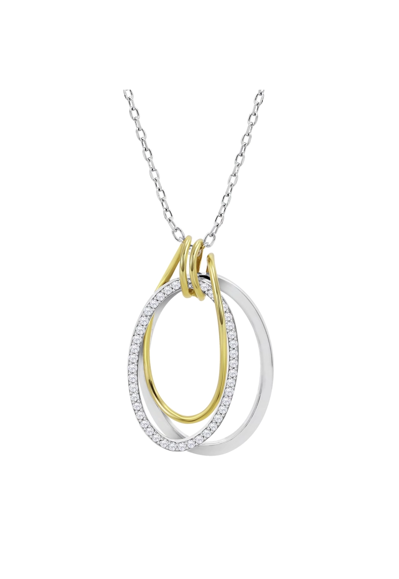 COLLAR LP3885-1/1 LOTUS SILVER MUJER - 2