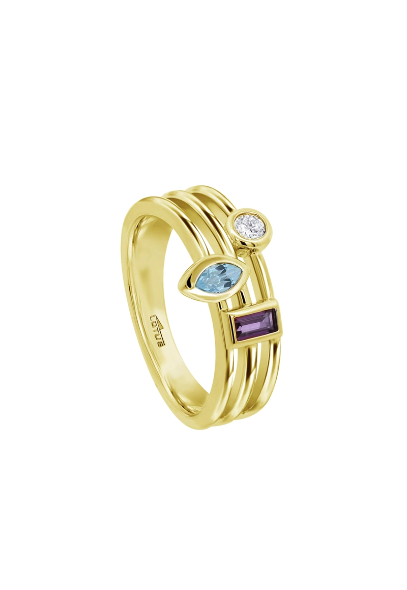 ANILLO LP3882-3/214 LOTUS SILVER MUJER LEROS - 2