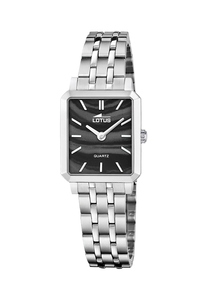 RELOJ 19008/5 LOTUS NEGRO MUJER 2GETHER - 1