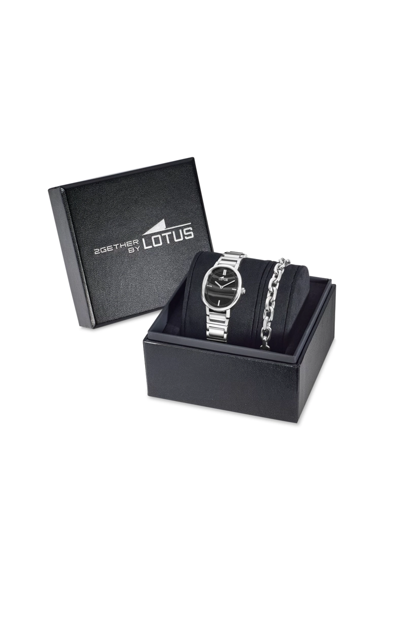 RELOJ 19012/4 LOTUS NEGRO MUJER 2GETHER - 3