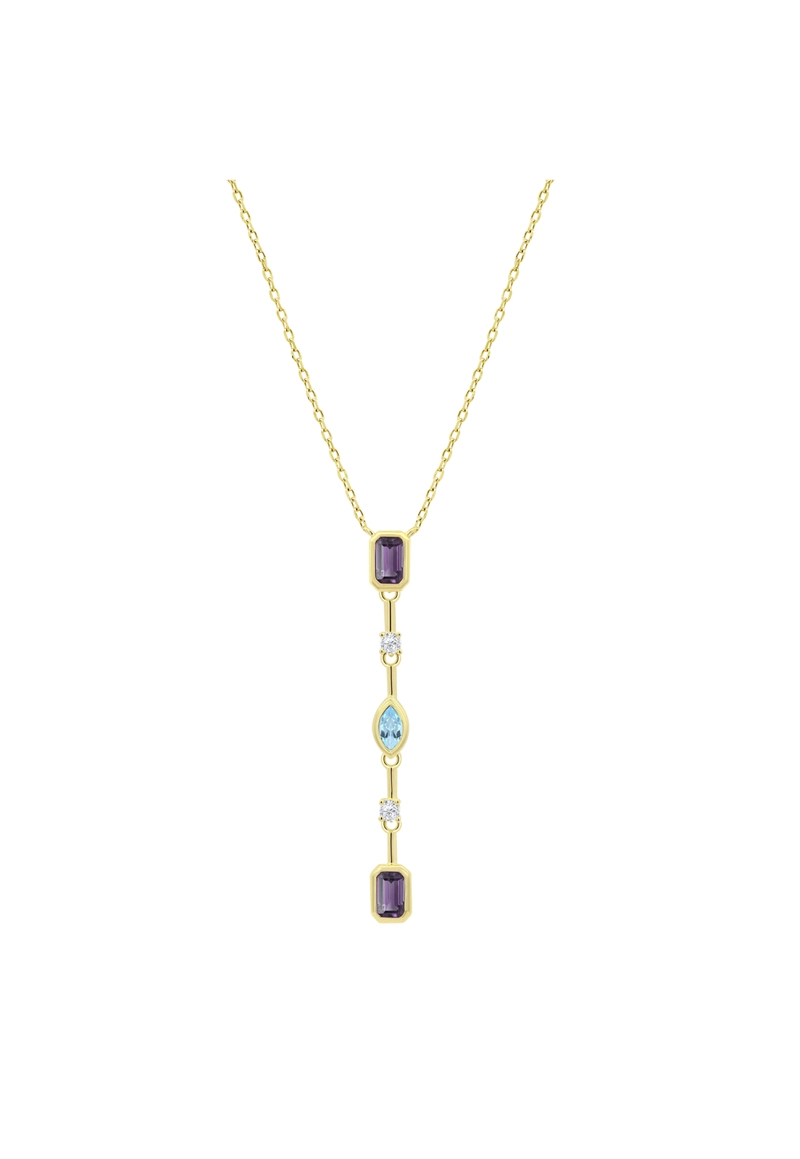 COLLAR LP3882-1/2 LOTUS SILVER MUJER LEROS - 1