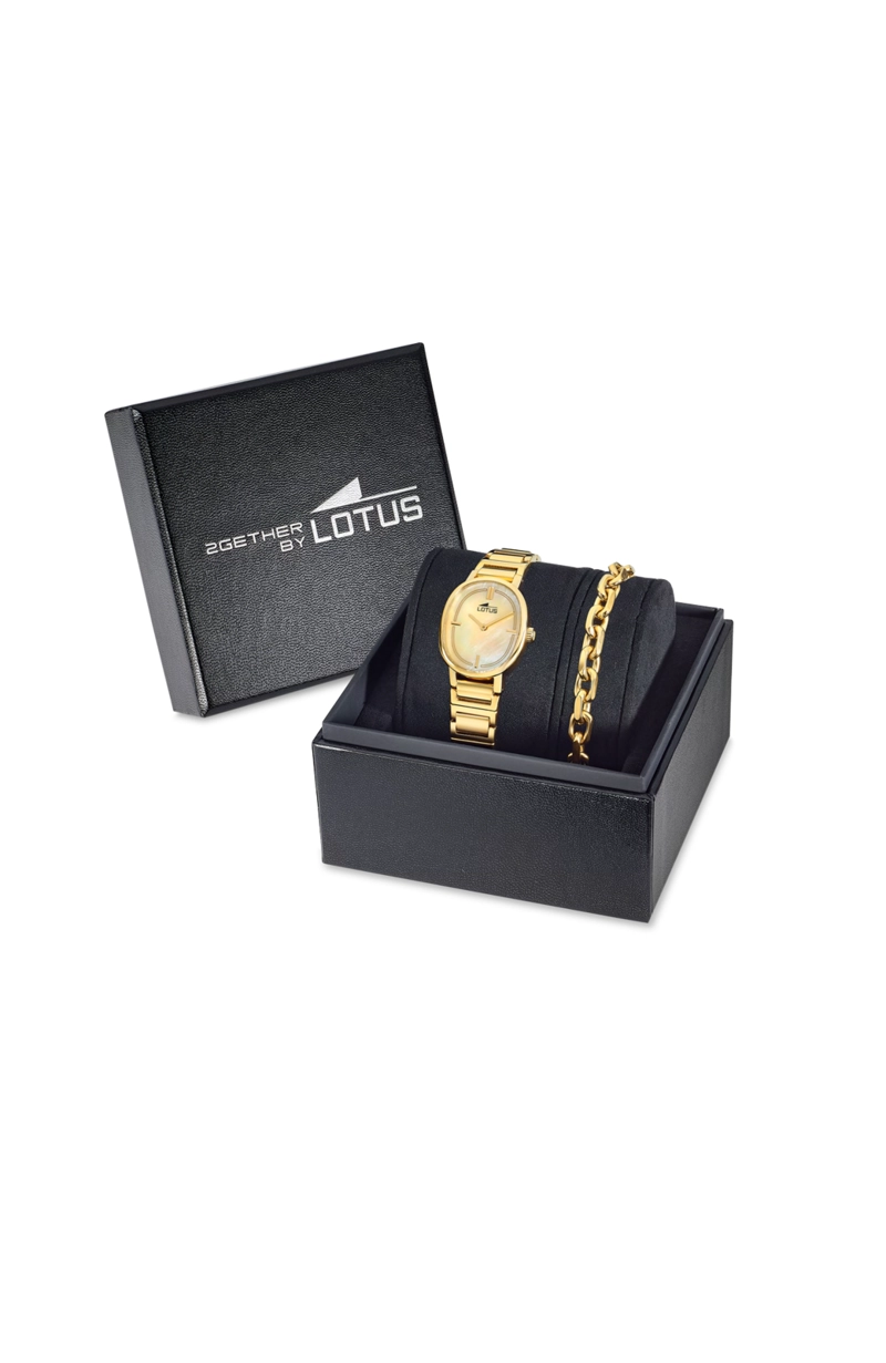 RELOJ 19013/2 LOTUS DORADO MUJER 2GETHER - 3