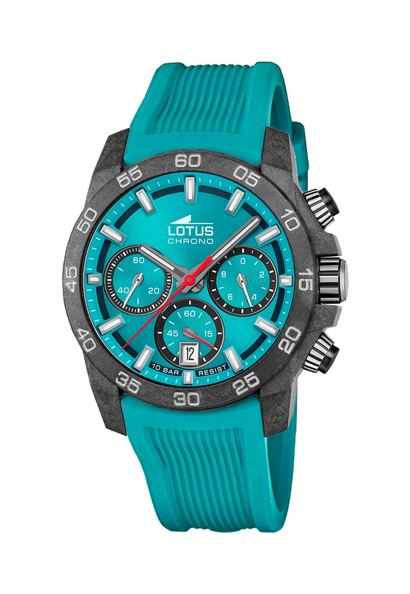 RELOJ 18974/4 LOTUS CELESTE HOMBRE CHRONO - 1