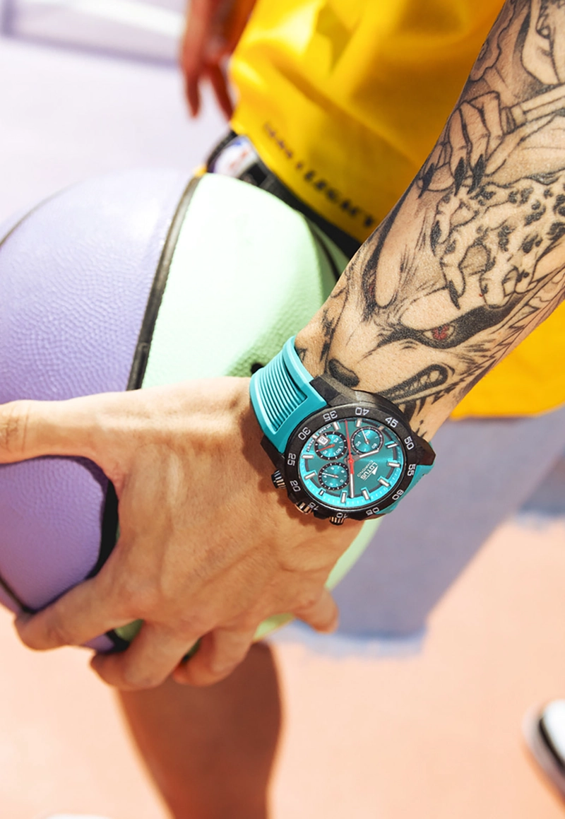 RELOJ 18974/4 LOTUS CELESTE HOMBRE CHRONO - 2