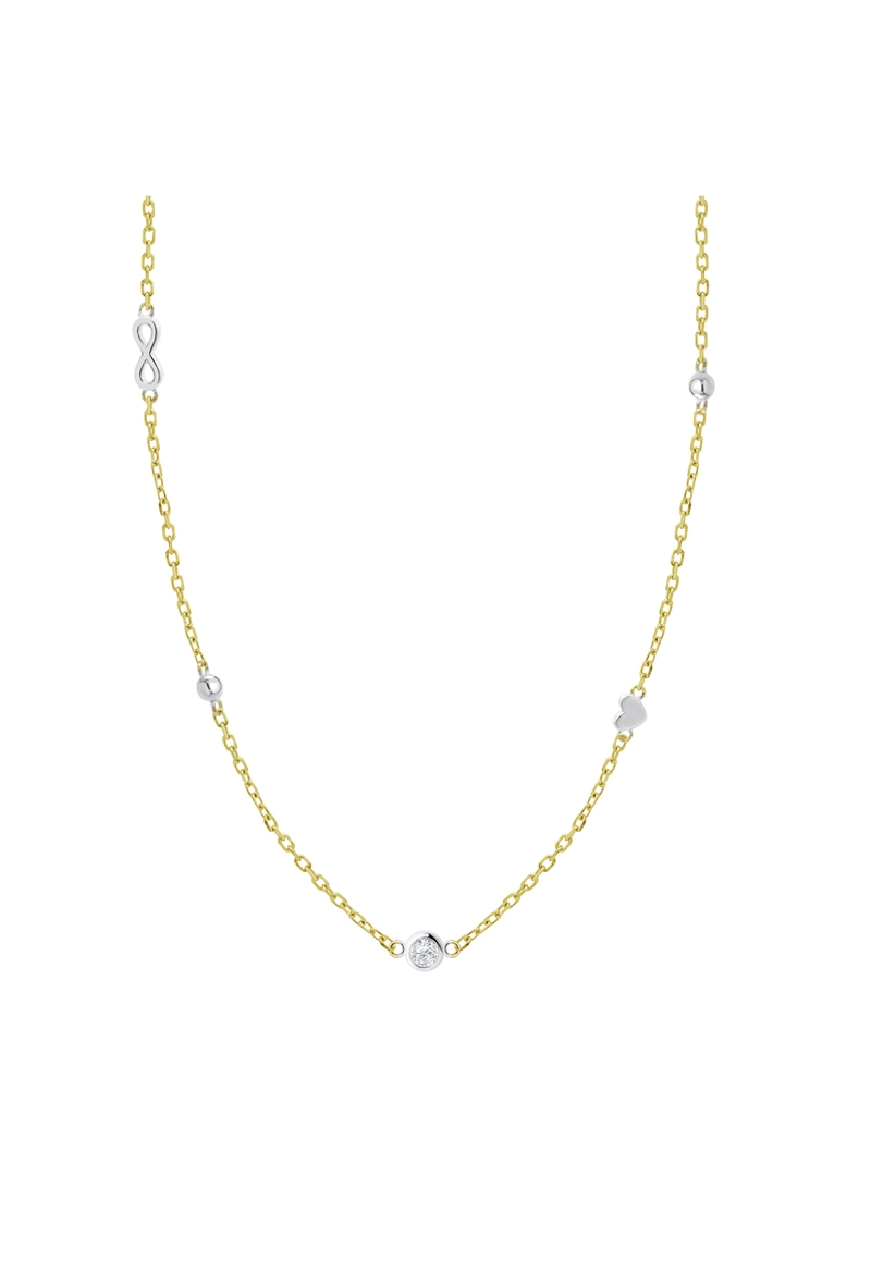 COLLAR LP3891-1/1 LOTUS SILVER MUJER - 1