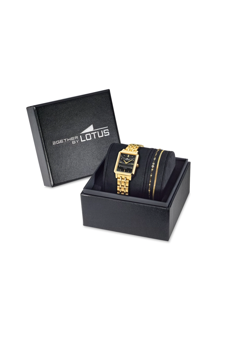 RELOJ 19009/4 LOTUS NEGRO MUJER 2GETHER - 3