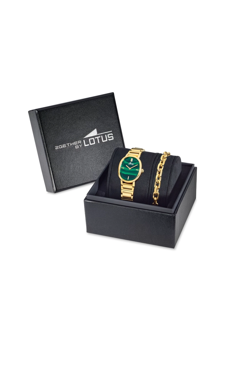 RELOJ 19013/4 LOTUS VERDE MUJER 2GETHER - 3