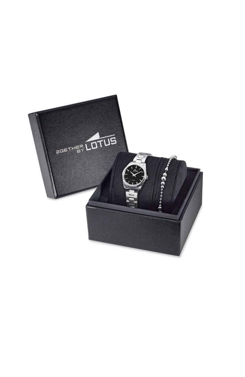 RELOJ 19006/4 LOTUS NEGRO MUJER 2GETHER - 3