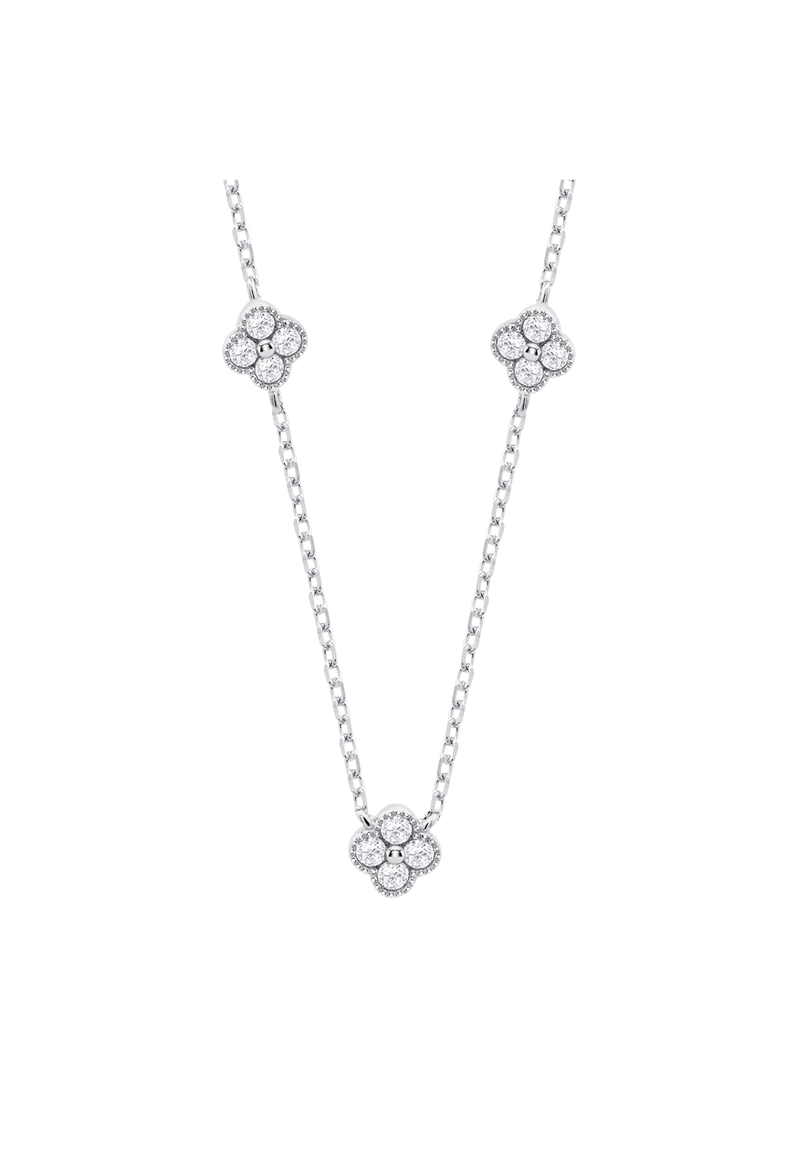 COLLAR LP3889-1/2 LOTUS SILVER MUJER - 1