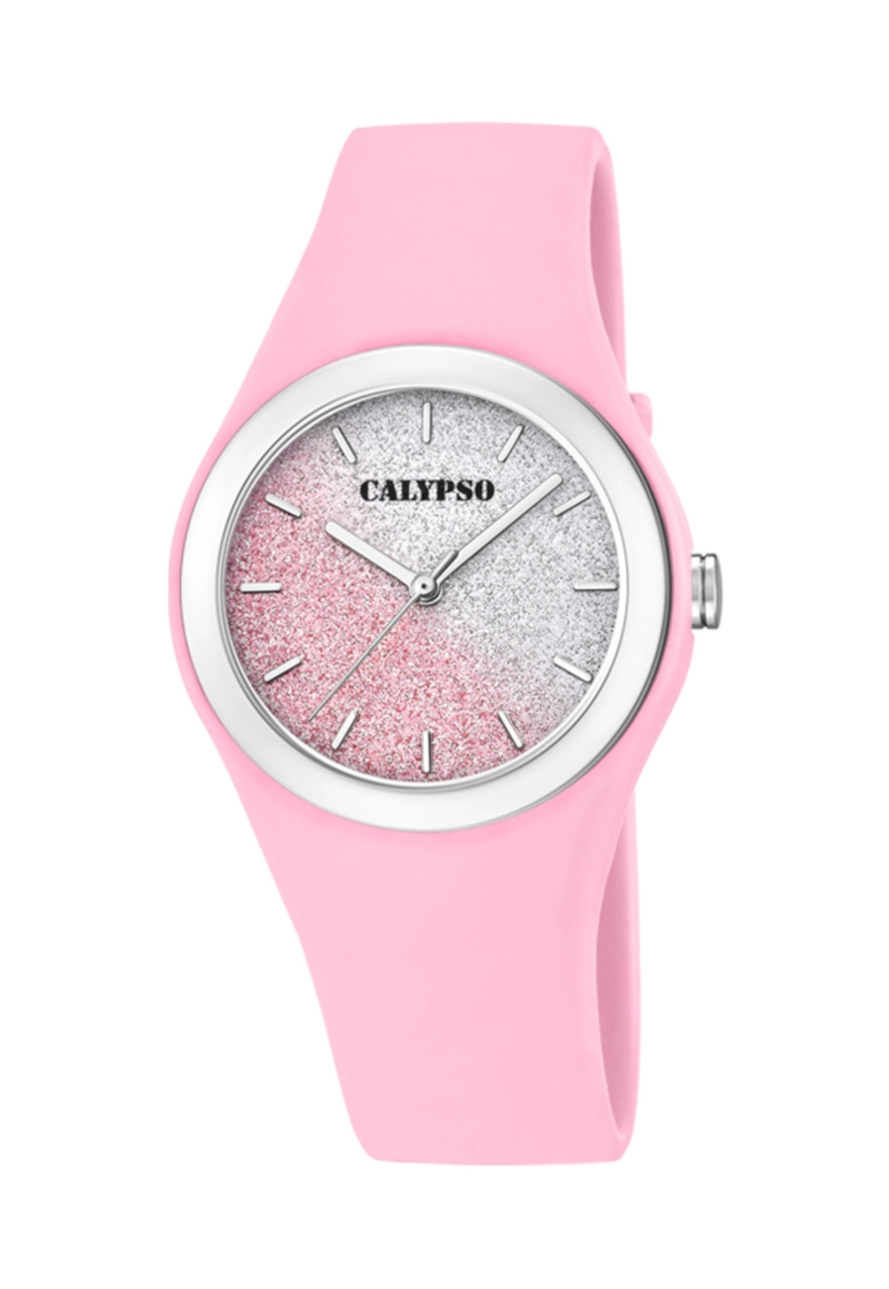RELOJ K5754/3 CALYPSO PLATA MUJER - 1
