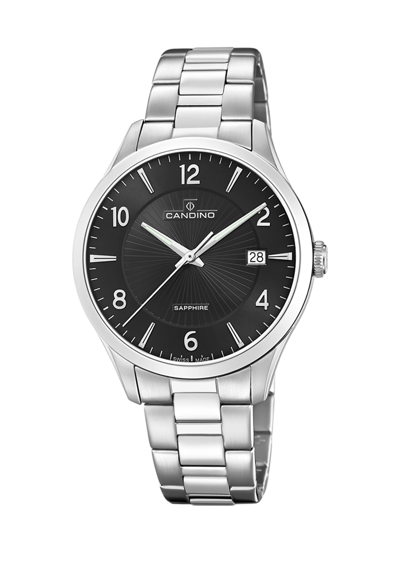 RELOJ C4798/4 CANDINO SWISS NEGRO HOMBRE COUPLES CLASSIC - 1