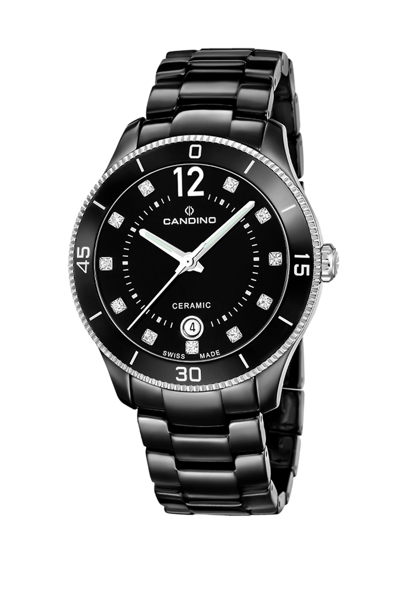 RELOJ C4795/3 CANDINO SWISS NEGRO MUJER CERAMIC - 1