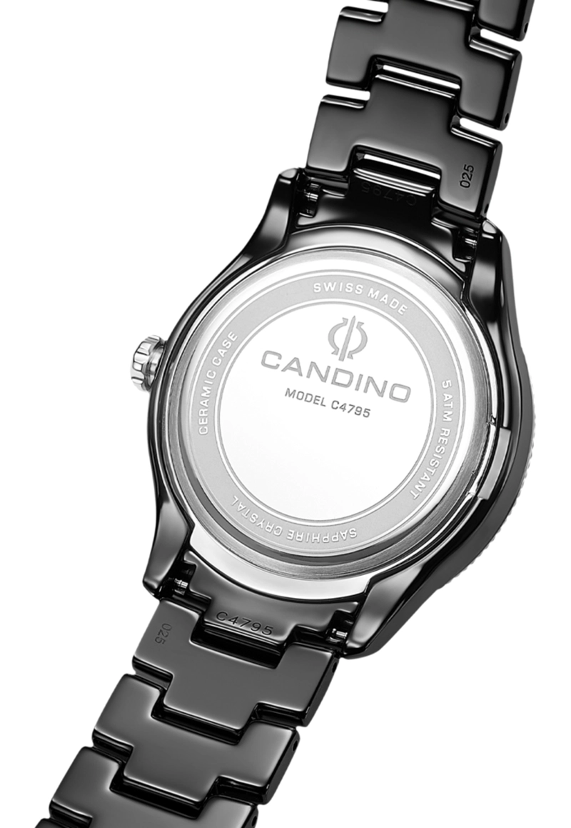 RELOJ C4795/3 CANDINO SWISS NEGRO MUJER CERAMIC - 3