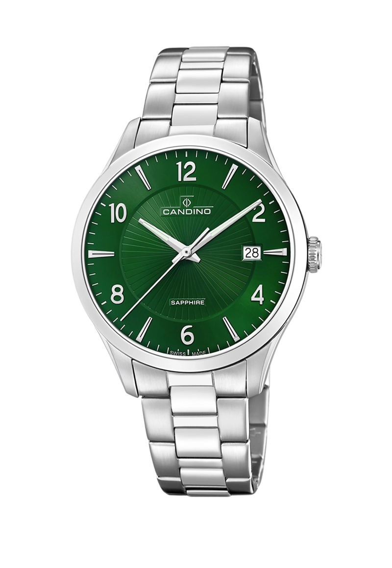 RELOJ C4798/3 CANDINO SWISS VERDE HOMBRE COUPLES CLASSIC - 1