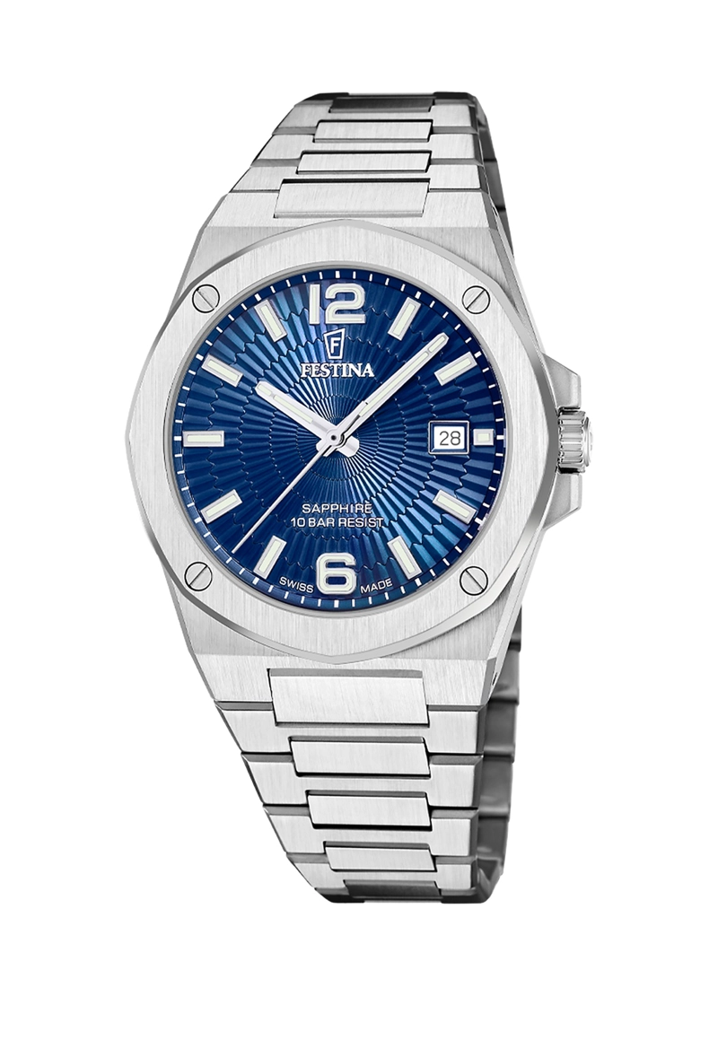 RELOJ F22000/2 FESTINA SWISS AZUL HOMBRE VALLEY - 1