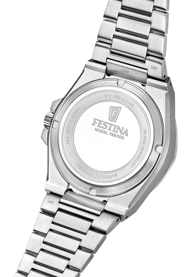 RELOJ F22000/2 FESTINA SWISS AZUL HOMBRE VALLEY - 4