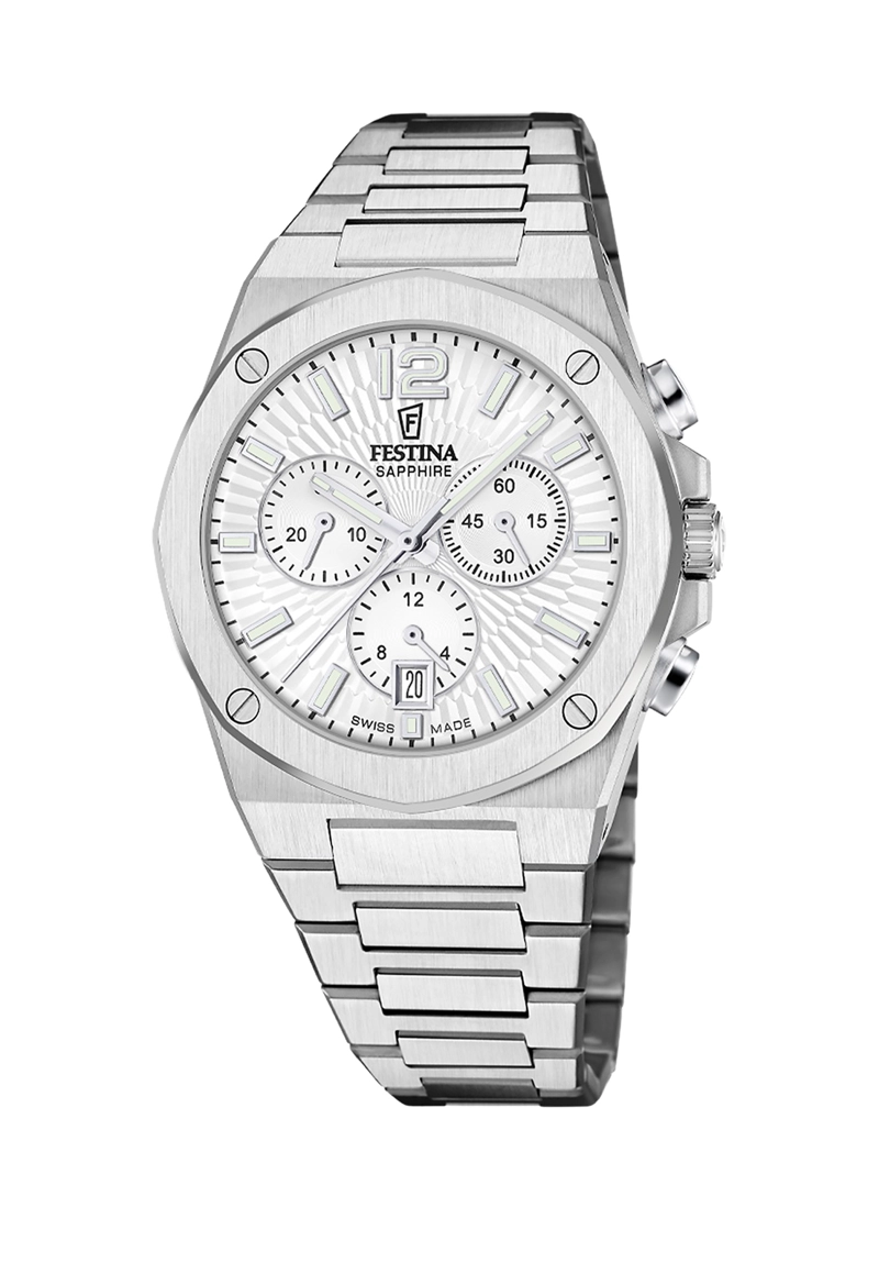 RELOJ F22002/1 FESTINA SWISS PLATEADO HOMBRE VALLEY - 1