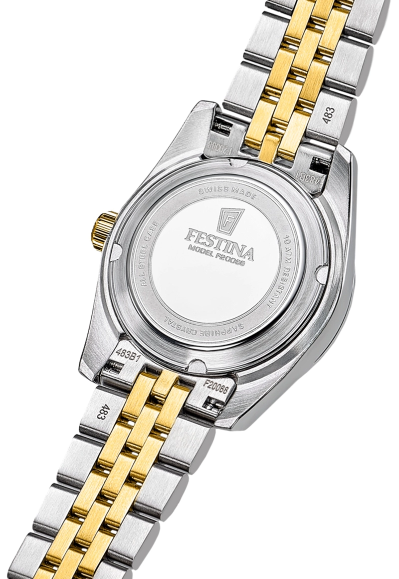 RELOJ F20088/4 FESTINA SWISS VERDE MUJER ACERO CLASICO - 3