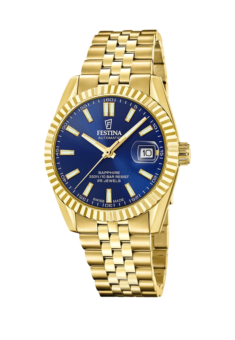 RELOJ F20092/3 FESTINA SWISS AZUL HOMBRE AUTOMATICO - 1