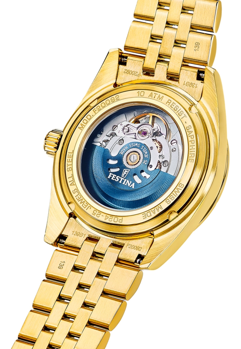 RELOJ F20092/3 FESTINA SWISS AZUL HOMBRE AUTOMATICO - 4