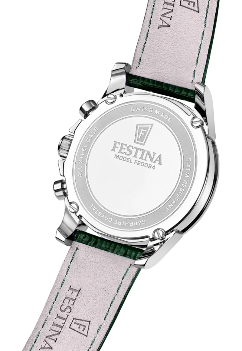 RELOJ F20094/4 FESTINA SWISS VERDE HOMBRE CHRONO - 3