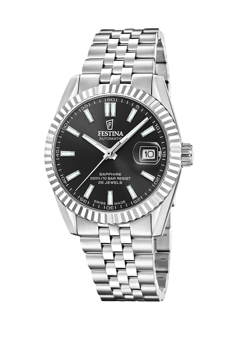 RELOJ F20090/4 FESTINA SWISS NEGRO HOMBRE AUTOMATICO - 1