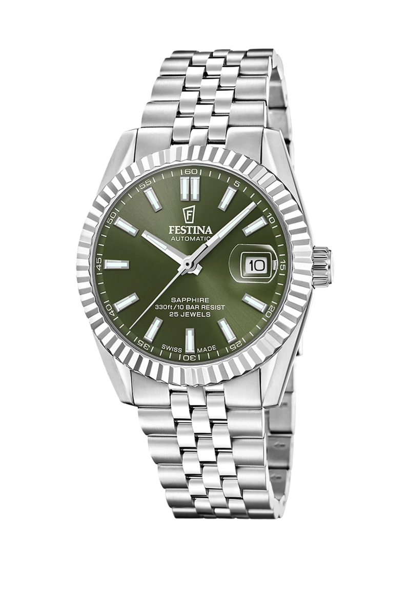 RELOJ F20090/3 FESTINA SWISS VERDE HOMBRE AUTOMATICO - 1