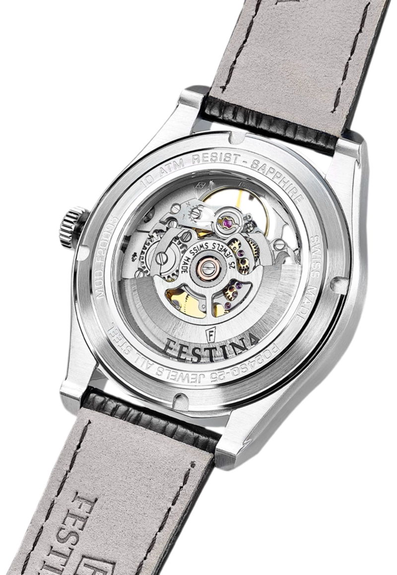 RELOJ F20095/1 FESTINA SWISS PLATEADO HOMBRE AUTOMATICO - 3