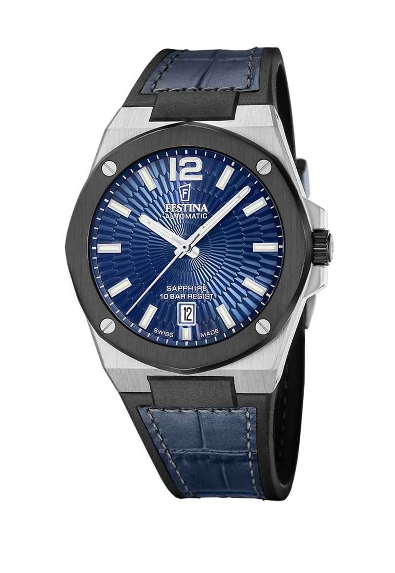 RELOJ F22005/2 FESTINA SWISS AZUL HOMBRE AUTOMATICO - 1