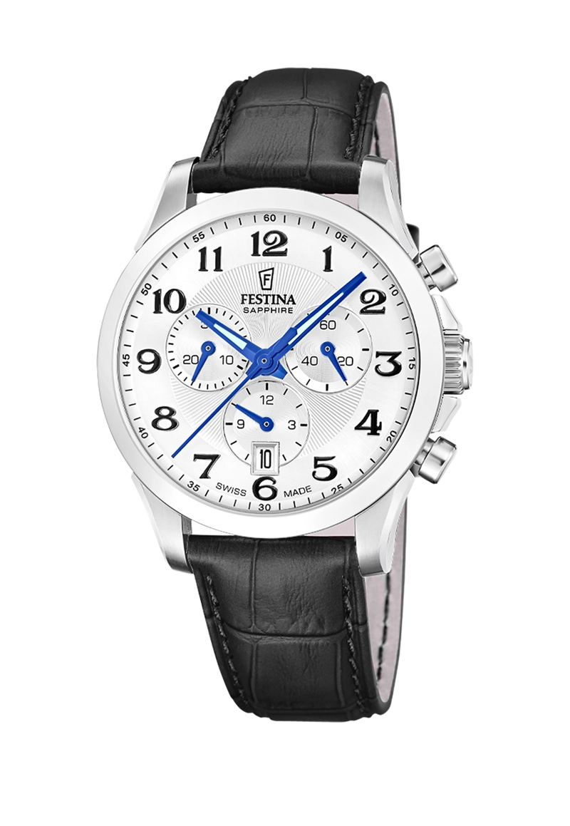 RELOJ F20094/1 FESTINA SWISS PLATEADO HOMBRE CHRONO - 1