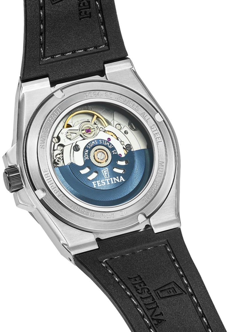 RELOJ F22005/4 FESTINA SWISS NEGRO HOMBRE AUTOMATICO - 2