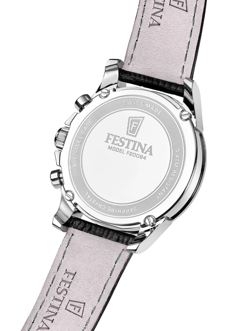 RELOJ F20094/2 FESTINA SWISS PLATEADO HOMBRE CHRONO - 3