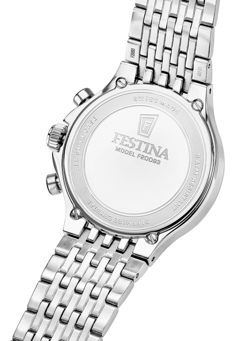 RELOJ F20093/1 FESTINA SWISS PLATEADO HOMBRE CHRONO - 3