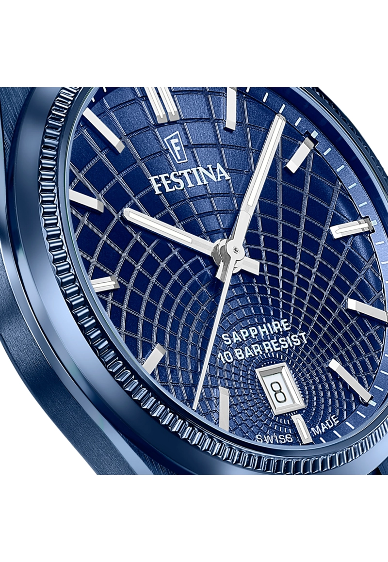 RELOJ F20078/1 FESTINA SWISS AZUL HOMBRE RIVE COLLECTION - 4
