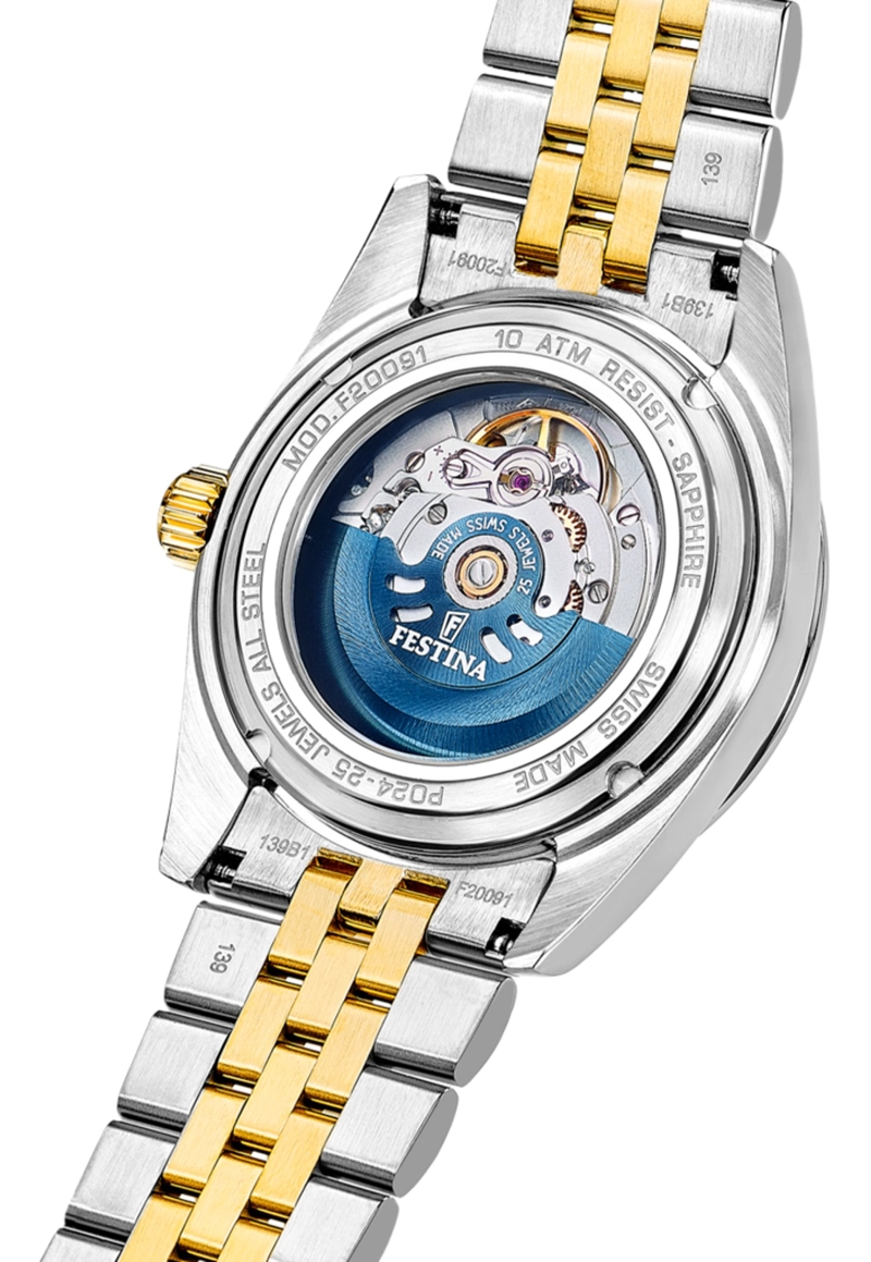 RELOJ F20091/3 FESTINA SWISS NEGRO HOMBRE AUTOMATICO - 3